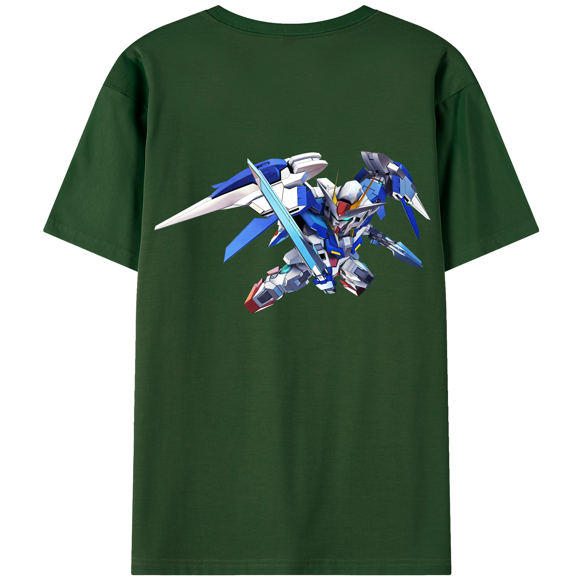 （画像用） 機動戦士ガンダム Mobile Suit Gundam 綿100％半袖Tシャツ（背面プリント）
